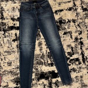 VINTAGE BUCKLE BLACK  Dark Blue Jeans